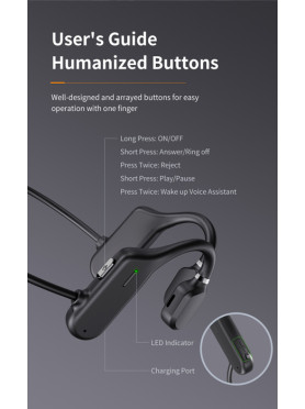Awei A889BL Earbud Bluetooth Handsfree Ακουστικά Μαύρα
