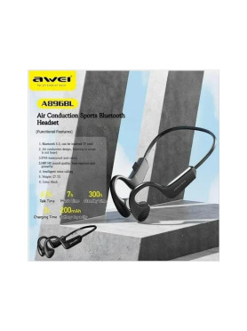 Awei A892BL Bone Conduction Bluetooth Handsfree Ακουστικά με Αντοχή στον Ιδρώτα