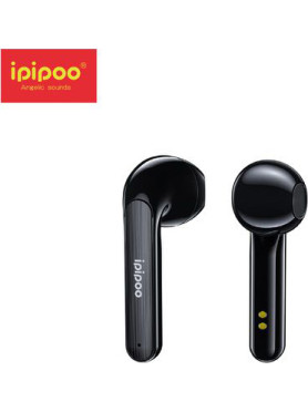 Ipipoo TP-16 Earbud Bluetooth Handsfree Ακουστικά με Θήκη Φόρτισης Μαύρα