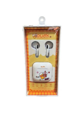 AK1100 In-ear Bluetooth Handsfree Ακουστικά με Θήκη Φόρτισης Σχέδιο Παπάκι