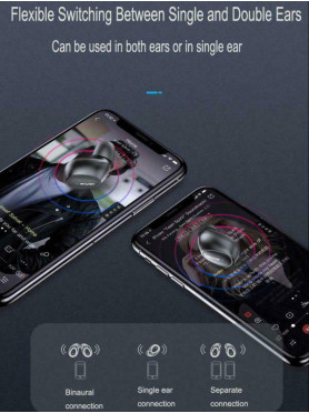 Awei T16 In-ear Bluetooth Handsfree Ακουστικά με Αντοχή στον Ιδρώτα και Θήκη Φόρτισης Μαύρα