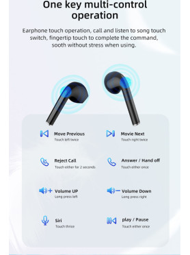 Awei T28 In-ear Bluetooth Handsfree Ακουστικά με Αντοχή στον Ιδρώτα και Θήκη Φόρτισης Μαύρα