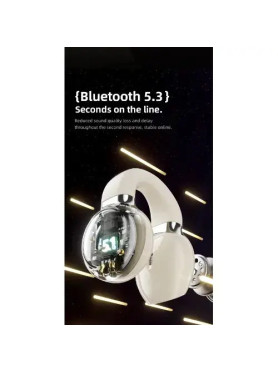 Awei TZ7 Open Ear Bluetooth Handsfree Ακουστικά με Αντοχή στον Ιδρώτα και Θήκη Φόρτισης Μπεζ