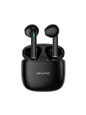 Awei T26 Pro In-ear Bluetooth Handsfree Ακουστικά με Θήκη Φόρτισης Λευκά