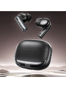 Awei TA19 In-ear Bluetooth Handsfree Ακουστικά με Θήκη Φόρτισης Μαύρα