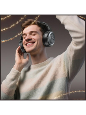 Awei AT78 Ασύρματα / Ενσύρματα Over Ear Ακουστικά με 50 ώρες Λειτουργίας Μαύρα