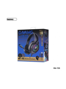 Remax RM-705 Over Ear Gaming Headset με σύνδεση 2.5mm / USB