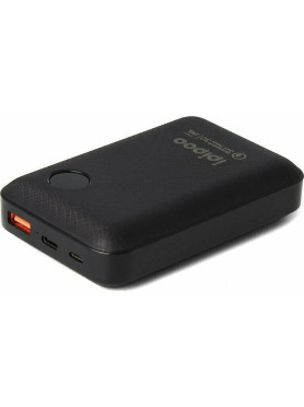 Ipipoo LP-27 Power Bank 10000mAh 18W με 2 Θύρες USB-A Μαύρο