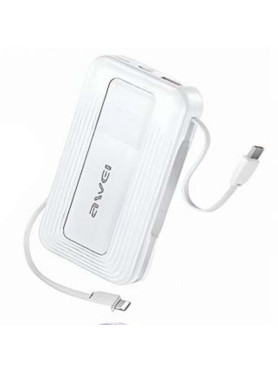 Awei PA-1 Power Bank 10000mAh 22.5W Λευκό