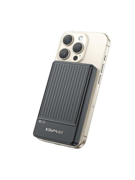 Awei P33K Power Bank 10000mAh με Θύρα USB-A και Θύρα USB-C Μαύρο