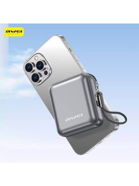 Awei PA-5 Power Bank 10000mAh 22.5W Γκρι