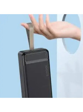 Awei P7K Power Bank 30000mAh με 2 Θύρες USB-A και Θύρα USB-C Μαύρο