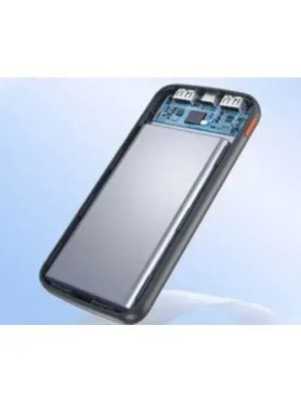 Awei P32K Power Bank 10000mAh με 2 Θύρες USB-A και Θύρα USB-C Μαύρο