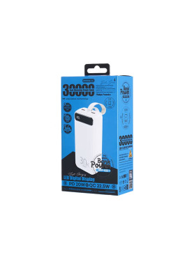 Remax RPP-522 Bole Series Power Bank 30000mAh 22.5W με 2 Θύρες USB-A και Θύρα USB-C Power Delivery Μπλε