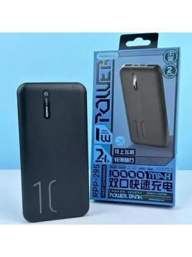Remax RPP-295 Power Bank 10000mAh με 2 Θύρες USB-A και Θύρα USB-C Μπλε