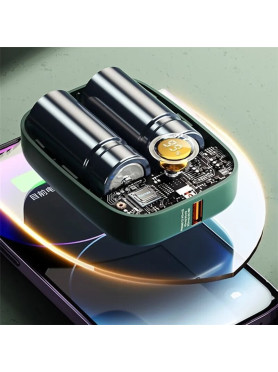 Remax RPP-209 Power Bank 10000mAh 22.5W με Θύρα USB-A και Θύρα USB-C Power Delivery Λευκό