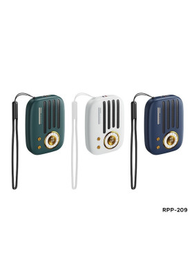 Remax RPP-209 Power Bank 10000mAh 22.5W με Θύρα USB-A και Θύρα USB-C Power Delivery Λευκό