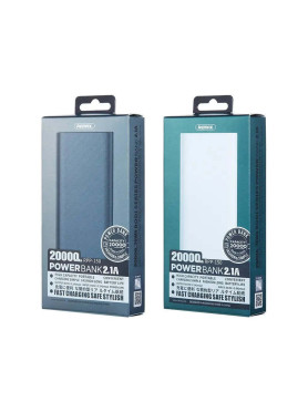 Remax RPP-150 Power Bank 20000mAh με 2 Θύρες USB-A Μαύρο