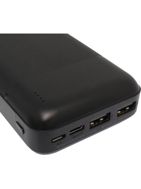 Remax RPP-166 Power Bank 20000mAh με 2 Θύρες USB-A Μαύρο