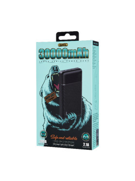 Remax RPP-166 Power Bank 20000mAh με 2 Θύρες USB-A Λευκό