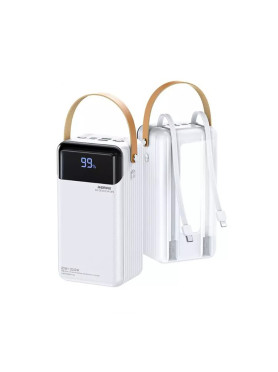 Remax RPP-565 Power Bank 60000mAh 22.5W με 2 Θύρες USB-A και Θύρα USB-C Quick Charge 3.0 Λευκό