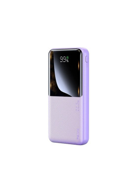 Remax RPP-622 Power Bank 10000mAh με 2 Θύρες USB-A και Θύρα USB-C Power Delivery Μωβ