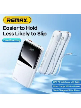 Remax RPP-679 Power Bank 10000mAh 22.5W με Θύρα USB-A και Θύρα USB-C Λευκό