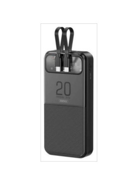 Remax RPP-620 Power Bank 20000mAh με Θύρα USB-A Power Delivery Μαύρο
