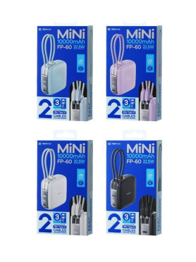 Remax FP-60 Power Bank 10000mAh 22.5W Λευκό