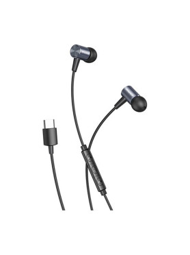 Awei TC-5 In-ear Handsfree Ακουστικά με Βύσμα USB-C Μαύρο