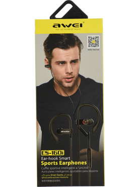 Awei ES-160I In-ear Handsfree με Βύσμα 3.5mm Μαύρο