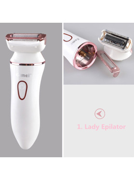 Kemei Αποτριχωτική Μηχανή Epilator για Πρόσωπο, Σώμα & Μπικίνι KM-7202