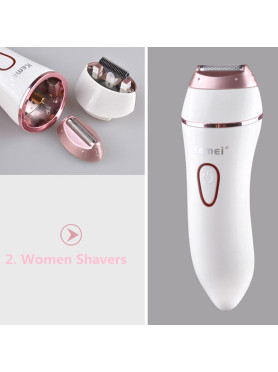 Kemei Αποτριχωτική Μηχανή Epilator για Πρόσωπο, Σώμα & Μπικίνι KM-7202