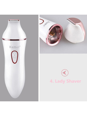 Kemei Αποτριχωτική Μηχανή Epilator για Πρόσωπο, Σώμα & Μπικίνι KM-7202