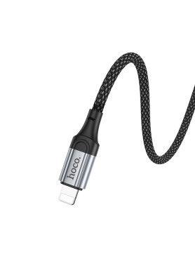 Hoco UPA26 3.5mm to Lightning Cable Μαύρο 1m (UPA26)