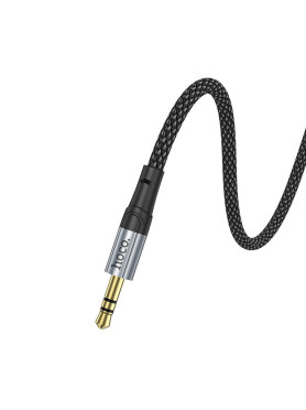Hoco UPA26 Braided USB 2.0 Cable USB-C male - 3.5mm Μαύρο 1m