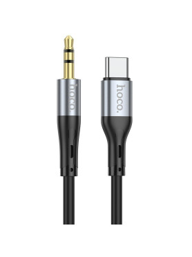 Hoco UPA22 USB 2.0 Cable USB-C male - 3.5mm Μαύρο 1m