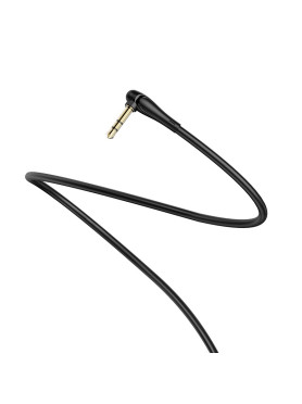 Hoco Καλώδιο Ήχου 3.5mm male - 3.5mm male Μαύρο 1m HOC-UPA14-1-BK