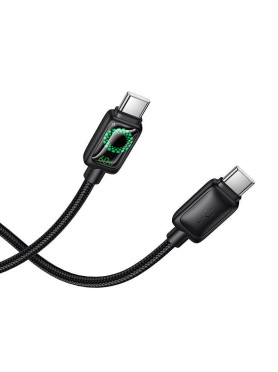 Hoco USB 2.0 Cable USB-C male - USB-C 60W Μαύρο 1.2m HOC-671392