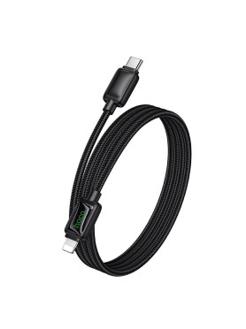 Hoco USB-C to Lightning Cable 30W Μαύρο 1.2m HOC-671361