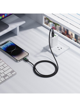 Hoco USB-C to Lightning Cable 30W Μαύρο 1.2m HOC-671361