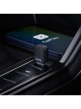 Hoco Hu3 Tony Ασύρματος Προσαρμογέας Αυτοκινήτου Carplay Προσαρμογέα Usb Type-c Μαύρο