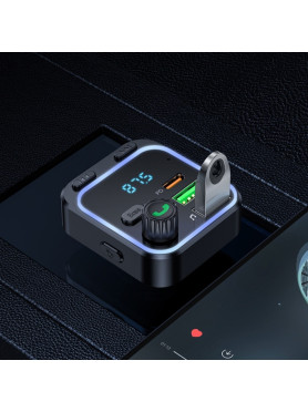 Borofone FM Transmitter Αυτοκινήτου Bc53 με Bluetooth / Type-C