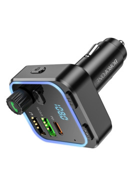Borofone FM Transmitter Αυτοκινήτου Bc53 με Bluetooth / Type-C