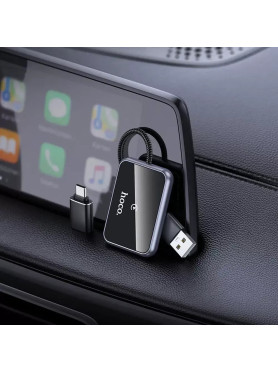 Wireless Carplay Adapter Usb A Usb C Hoco Hu1 – Μαύρο