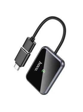 Wireless Carplay Adapter Usb A Usb C Hoco Hu1 – Μαύρο