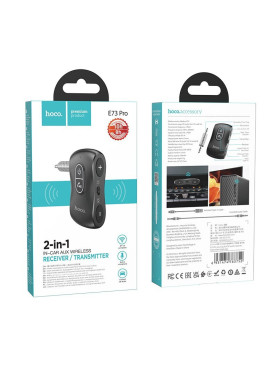 Hoco FM Transmitter Αυτοκινήτου E73 Pro με Bluetooth Κωδικός: 39166