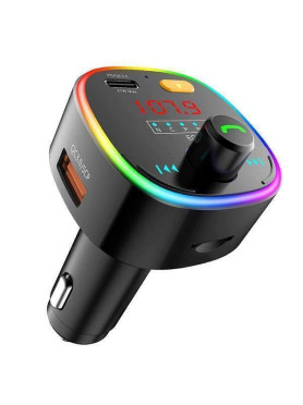 Hoco FM Transmitter Αυτοκινήτου με Bluetooth / USB Κωδικός: E81