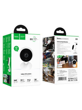 Hoco D3 IP Κάμερα Παρακολούθησης Wi-Fi Full HD+ 3MP με Αμφίδρομη Επικοινωνία