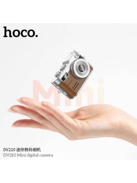 Hoco DV210 Compact Φωτογραφική Μηχανή Full HD (1080p) Καφέ